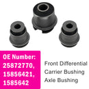 2006-2010 Hummer H3 H3T 3pcs Front Differential Bearing Holder 96401-EZ70B 25872770 15856421 Generic