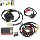 1988-1993 Honda TRX300 Big Red 300 18 Pin Stator Regulator CDI Ignition Box Ignition Coil Kit Generic