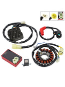 1988-1993 Honda TRX300 Big Red 300 18 Pin Stator Regulator CDI Ignition Box Ignition Coil Kit Generic