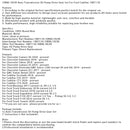 2016 Ford Truck F150-V6 3.5 10R80 10L90 Automatikgetriebe Ölpumpen Antriebsritzel-Satz 188711D Generic