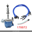 d Big Block FE V8 170072 Verteiler 332 352 360 406 427 428 & Zündkabel HEI008BL SPW012BL Generic