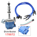 d Big Block FE V8 170072 Verteiler 332 352 360 406 427 428 & Zündkabel HEI008BL SPW012BL Generic