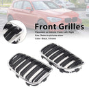 2012-2014 BMW 1-Series F20 F21 3-door Pre-facelift 2PCS Front Bumper Kidney Grille Grill 551137239021 51137262119 Generic