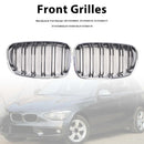 2012-2014 BMW 1-Series F20 F21 3-door Pre-facelift 2PCS Front Bumper Kidney Grille Grill 551137239021 51137262119 Generic