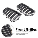 2012-2014 BMW 1-Series F20 F21 3-door Pre-facelift 2PCS Front Bumper Kidney Grille Grill 551137239021 51137262119 Generic