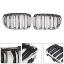 2012-2014 BMW 1-Series F20 F21 3-door Pre-facelift 2PCS Front Bumper Kidney Grille Grill 551137239021 51137262119 Generic