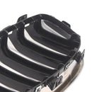 2012-2014 BMW 1-Series F20 F21 3-door Pre-facelift 2PCS Front Bumper Kidney Grille Grill 551137239021 51137262119 Generic