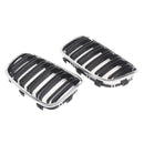 2012-2014 BMW 1-Series F20 F21 3-door Pre-facelift 2PCS Front Bumper Kidney Grille Grill 551137239021 51137262119 Generic