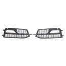 2008-2016 Audi A5 S5 Coupe Sportback (Black Edition Plus) Black Front Fog Lamp Grill 8T0807681P01C 8T0807682P01C Generic