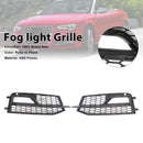 2010-2017 Audi A5 S5 Cabriolet (Black Edition Plus) Black Front Fog Lamp Grill 8T0807681P01C 8T0807682P01C Generic