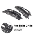 2008-2016 Audi A5 S5 Coupe Sportback (Black Edition Plus) Black Front Fog Lamp Grill 8T0807681P01C 8T0807682P01C Generic