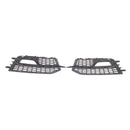 2008-2016 Audi A5 S5 Coupe Sportback (Black Edition Plus) Black Front Fog Lamp Grill 8T0807681P01C 8T0807682P01C Generic
