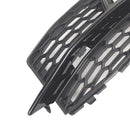2010-2017 Audi A5 S5 Cabriolet (Black Edition Plus) Black Front Fog Lamp Grill 8T0807681P01C 8T0807682P01C Generic