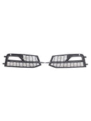 2010-2017 Audi A5 S5 Cabriolet (Black Edition Plus) Black Front Fog Lamp Grill 8T0807681P01C 8T0807682P01C Generic