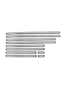 2019-2026 Mercedes Benz G-Class W464 W465 Carbon Fiber Door Body Side Molding Trim Generic