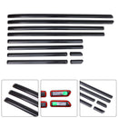 Mercedes-Benz Classe G 2019-2026 W464 W465 Moldura lateral da porta em fibra de carbono genuína