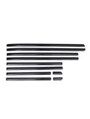 Mercedes-Benz Classe G 2019-2026 W464 W465 Moldura lateral da porta em fibra de carbono genuína