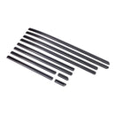 Mercedes-Benz Classe G 2019-2026 W464 W465 Moldura lateral da porta em fibra de carbono genuína