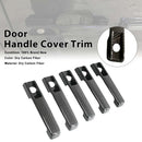 2019-2023 Mercedes Benz G-Class W463A W464 5PCS Dry Carbon Door Handle Cover Trim Generic
