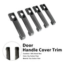2019-2023 Mercedes Benz G-Class W463A W464 5PCS Dry Carbon Door Handle Cover Trim Generic