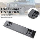 2019-2023 Mercedes Benz G-Class W463A W464 Dry Carbon Front Bumper License Plate Generic