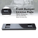 2019-2023 Mercedes Benz G-Class W463A W464 Dry Carbon Front Bumper License Plate Generic