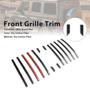 2019-2023 Mercedes-Benz G-Klasse W463EN W464 G63 Kulfiber Frontgrill Trim Cover Generisk