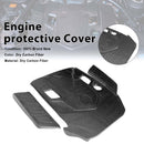 2019-2023 Mercedes Benz G-Class W463A W464 Dry Carbon Fiber Engine Cover Wind-Box Plate Generic