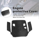 2019-2023 Mercedes Benz G-Class W463A W464 Dry Carbon Fiber Engine Cover Wind-Box Plate Generic