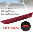 2014-2023 Subaru Forester utan bakspoiler Bak Center 3:e bromsljus 84751SG000 84751SG001 Generic