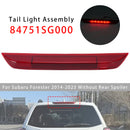 2014-2023 Subaru Forester utan bakspoiler Bak Center 3:e bromsljus 84751SG000 84751SG001 Generic