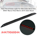 2015-2024 Mercedes-Benz V-Class Marco Polo Third Brake Light Rear Black A4479060044 Generic