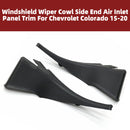 2015-2022 Chevrolet Colorado Cowl Trim Side End Air Intake Trim 22897424 22897425 Generic