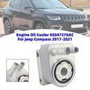 2014-2021 Jeep Cherokee Engine Oil Cooler 05047370AC 5048119AB 5048119AA Generic