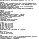 2018-2023 BMW X3G01 originální krytka zrcátka z uhlíkových vláken 51162446964 51162446965 Generic