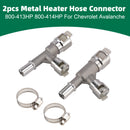 2007-2014 Chevrolet 6L 2 Stück Metall Heizungsschlauchverbinder 800-413HP-414HP 800-414HP Generic