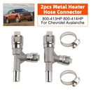 2007-2014 Chevrolet 6L 2 Stück Metall Heizungsschlauchverbinder 800-413HP-414HP 800-414HP Generic