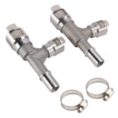 2007-2014 Chevrolet 6L 2 Stück Metall Heizungsschlauchverbinder 800-413HP-414HP 800-414HP Generic