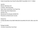 2010 Mercedes-Benz E-Class W207 E400 E550 Convertible (from June) Black center console rear cover 2078401974 Generic