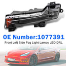 2017-2023 Tesla Model 3 Dimljus Fram Vänster DRL 1077391 Generic