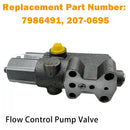 Rodillos Caterpillar CAT: 836H 7986491 Válvula de bomba de control de flujo CA2070695 207-0695 Genérico