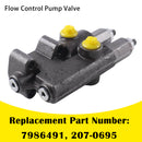 Rodillos Caterpillar CAT: 836H 7986491 Válvula de bomba de control de flujo CA2070695 207-0695 Genérico