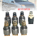D ESCAPE 08-11 2.3L 2.5L V6 3.0L 7PCS 6F15 6F35 Transmission Solenoid Set (Black Solenoid Type) Generic