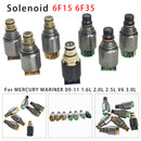 D ESCAPE 08-11 2.3L 2.5L V6 3.0L 7PCS 6F15 6F35 Transmission Solenoid Set (Black Solenoid Type) Generic