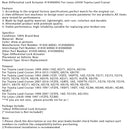 2014-2015 Toyota Land Cruiser (1GRFE Heck-Differential-Sperractuator 4145060042 41450-60042 Generic