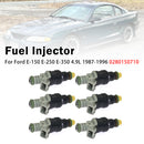 1992-1994 Ford Tempo 3.0L V6 6pcs Fuel Injector 0280150710 0280150715 Generic
