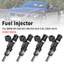 2007-2010 BMW serii 5 M5 Touring E61 5.0L V10 4 szt. Dysza wtryskiwacza 0280158036 13647834893 Generic