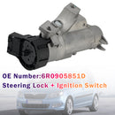 2009-2015 Seat Mii (2012-) Steering Lock + Ignition Switch 6R0905851D Generic