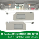 2004-2024 Nissan Titan Sun Visor L+R With Light 96401-EZ70B 96400-EZ70B Generic