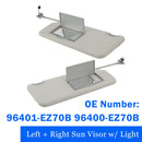 2004-2024 Nissan Titan Sun Visor L+R With Light 96401-EZ70B 96400-EZ70B Generic
